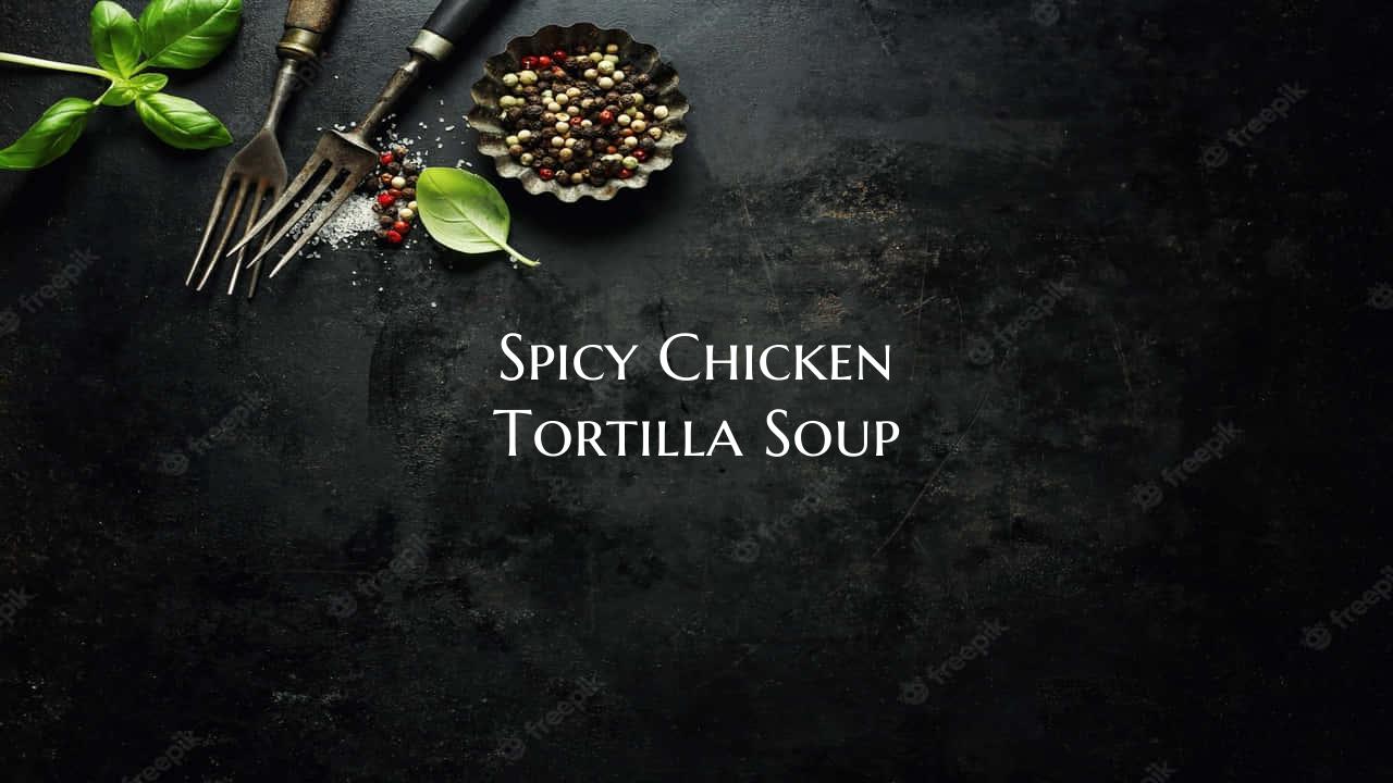 Spicy Chicken Tortilla Soup